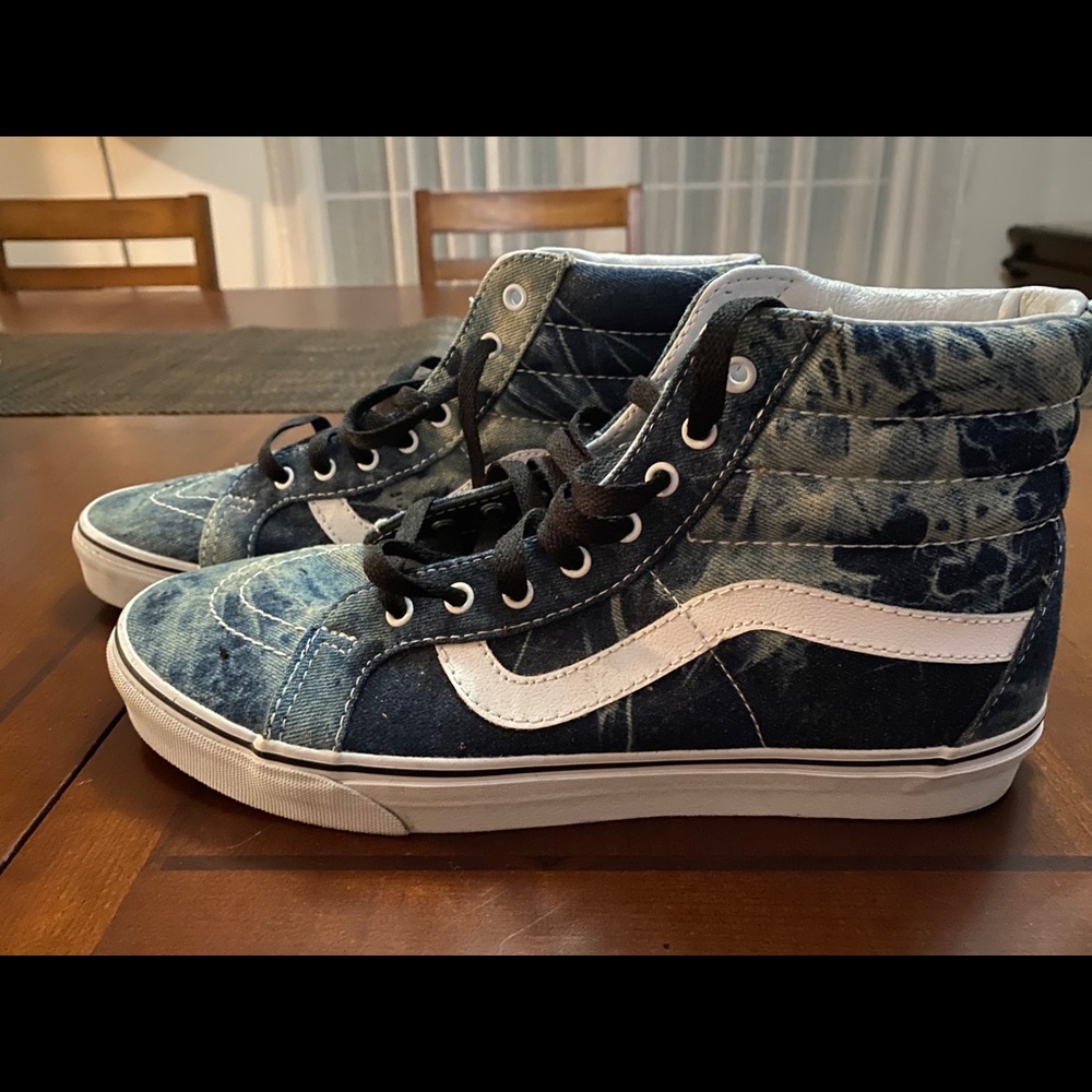 Vans- Acid Wash Denim - Size 10